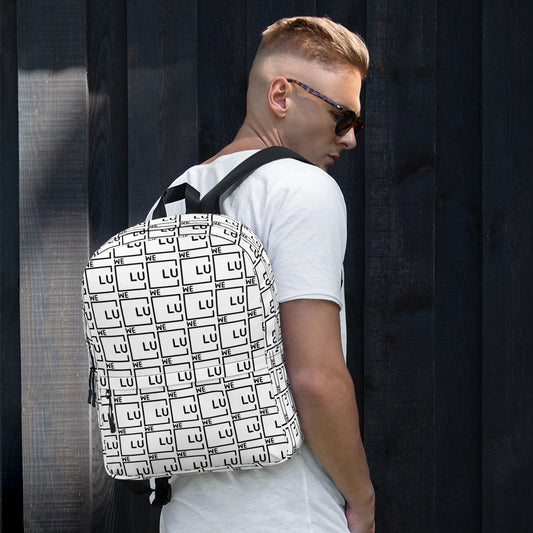 WLU White Backpack