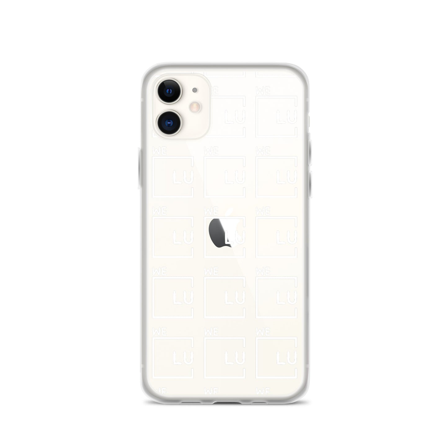 WLU Clear Case for iPhone® - White Logo