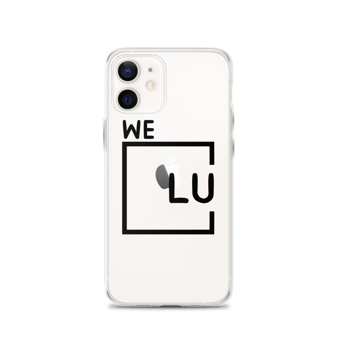 WLU Clear Case for iPhone® - Black Logo