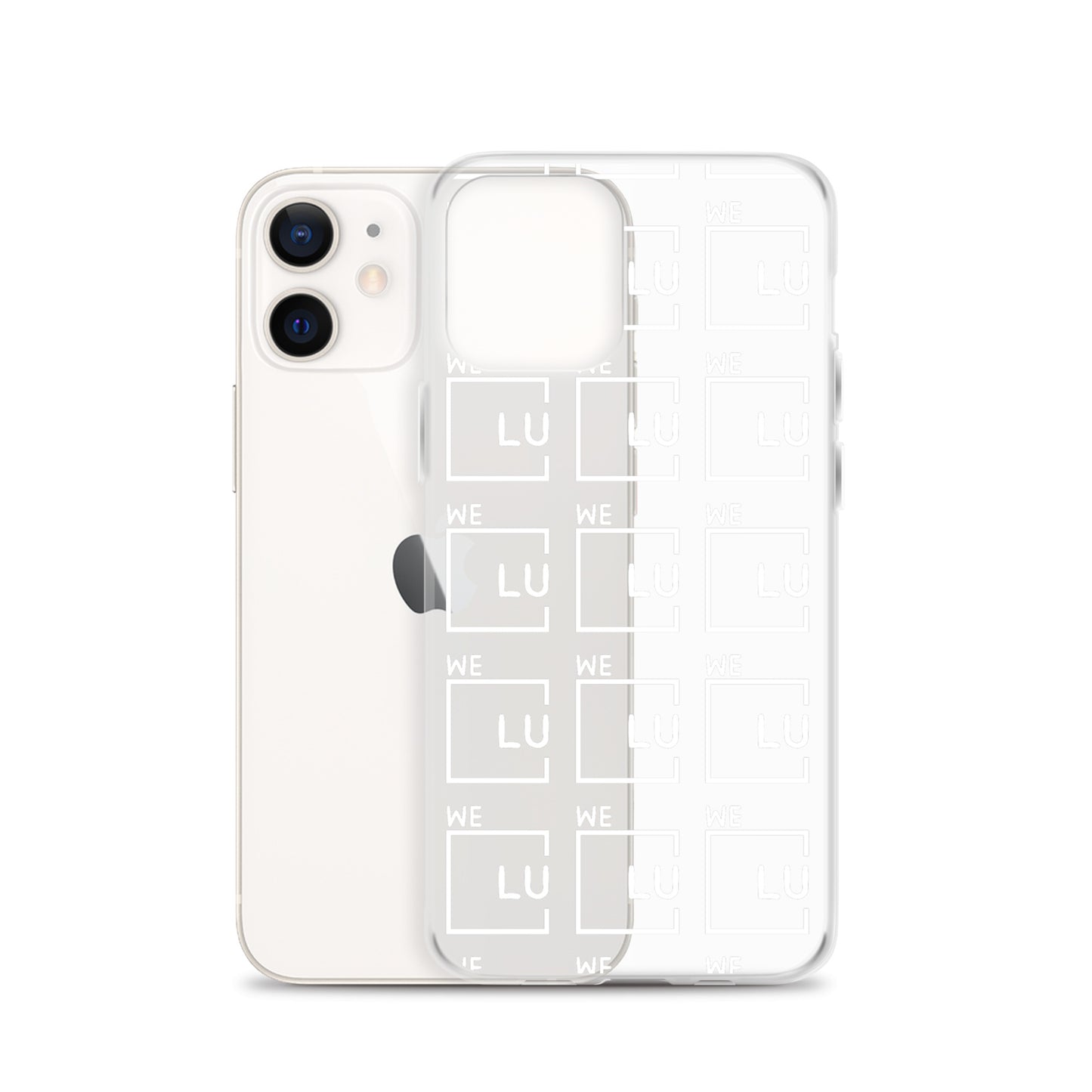 WLU Clear Case for iPhone® - White Logo