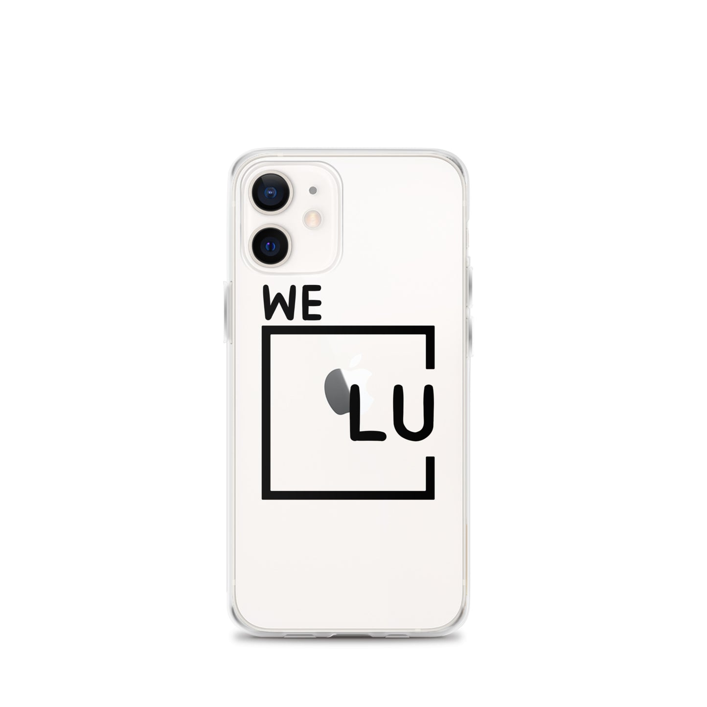 WLU Clear Case for iPhone® - Black Logo