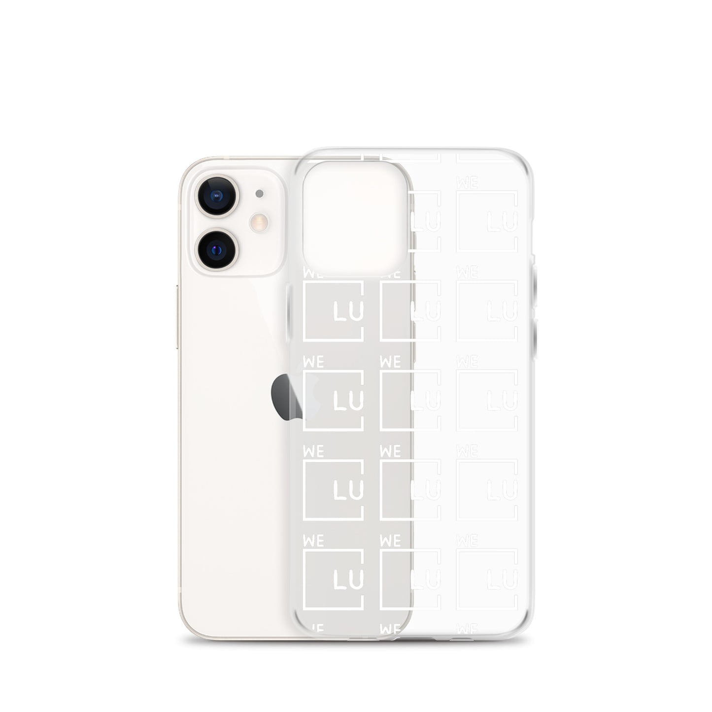 WLU Clear Case for iPhone® - White Logo