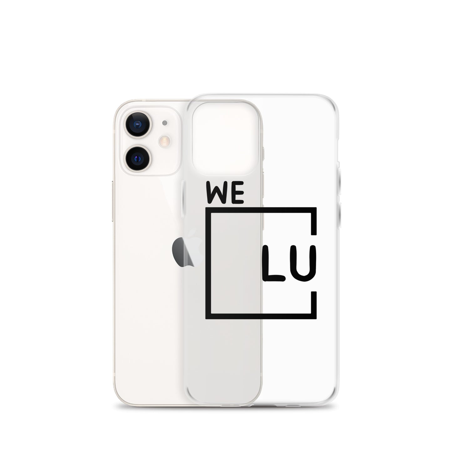 WLU Clear Case for iPhone® - Black Logo