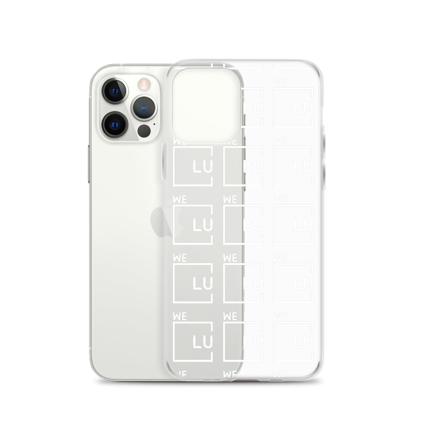 WLU Clear Case for iPhone® - White Logo