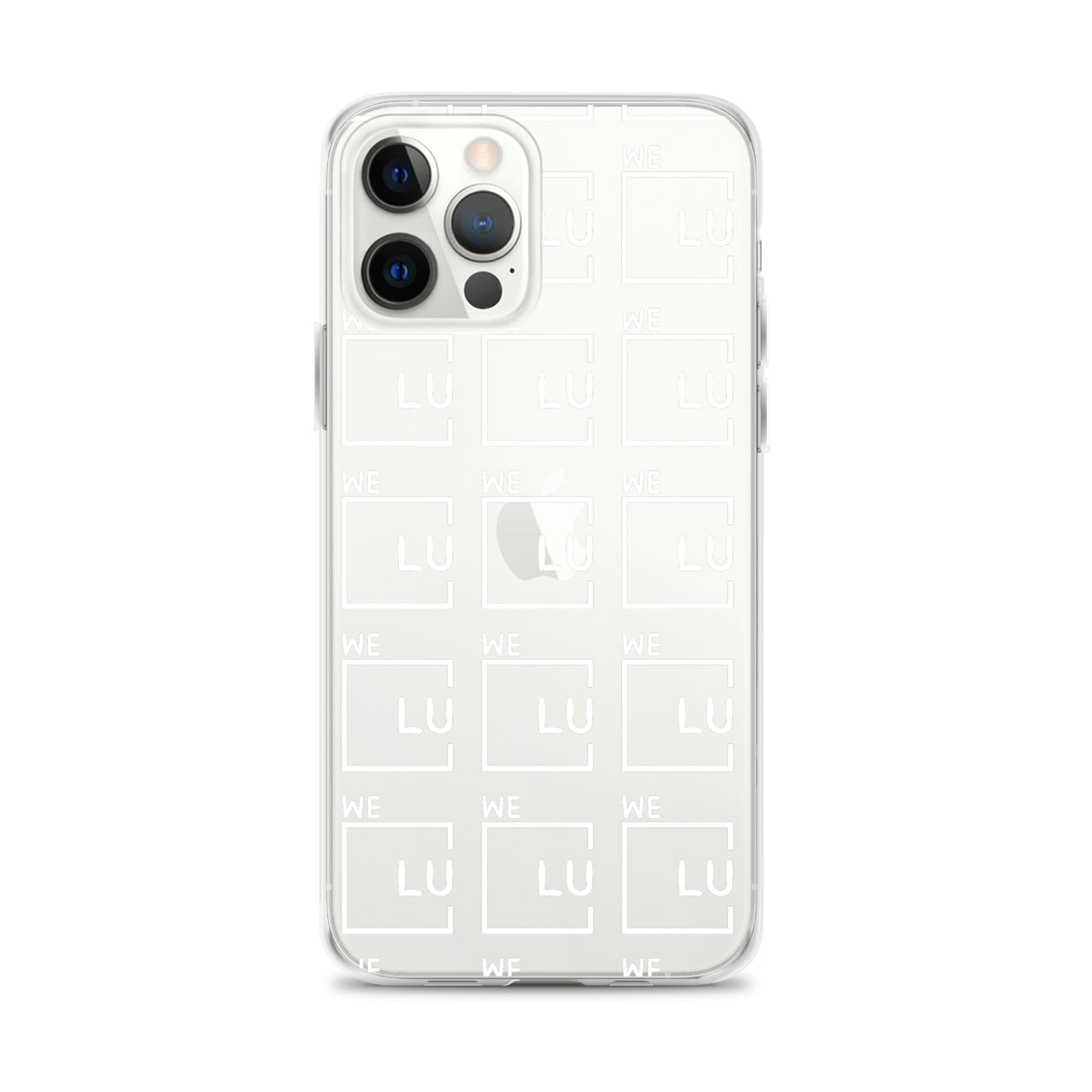 WLU Clear Case for iPhone® - White Logo