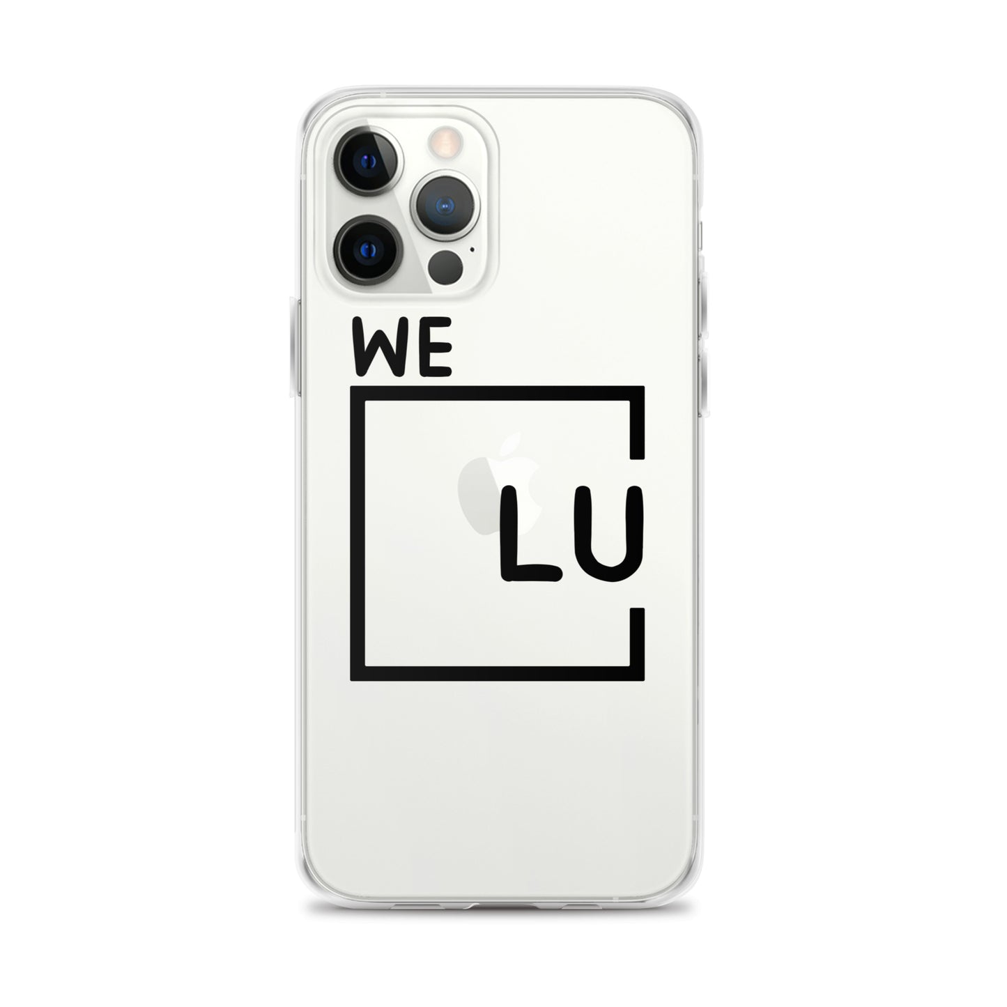 WLU Clear Case for iPhone® - Black Logo