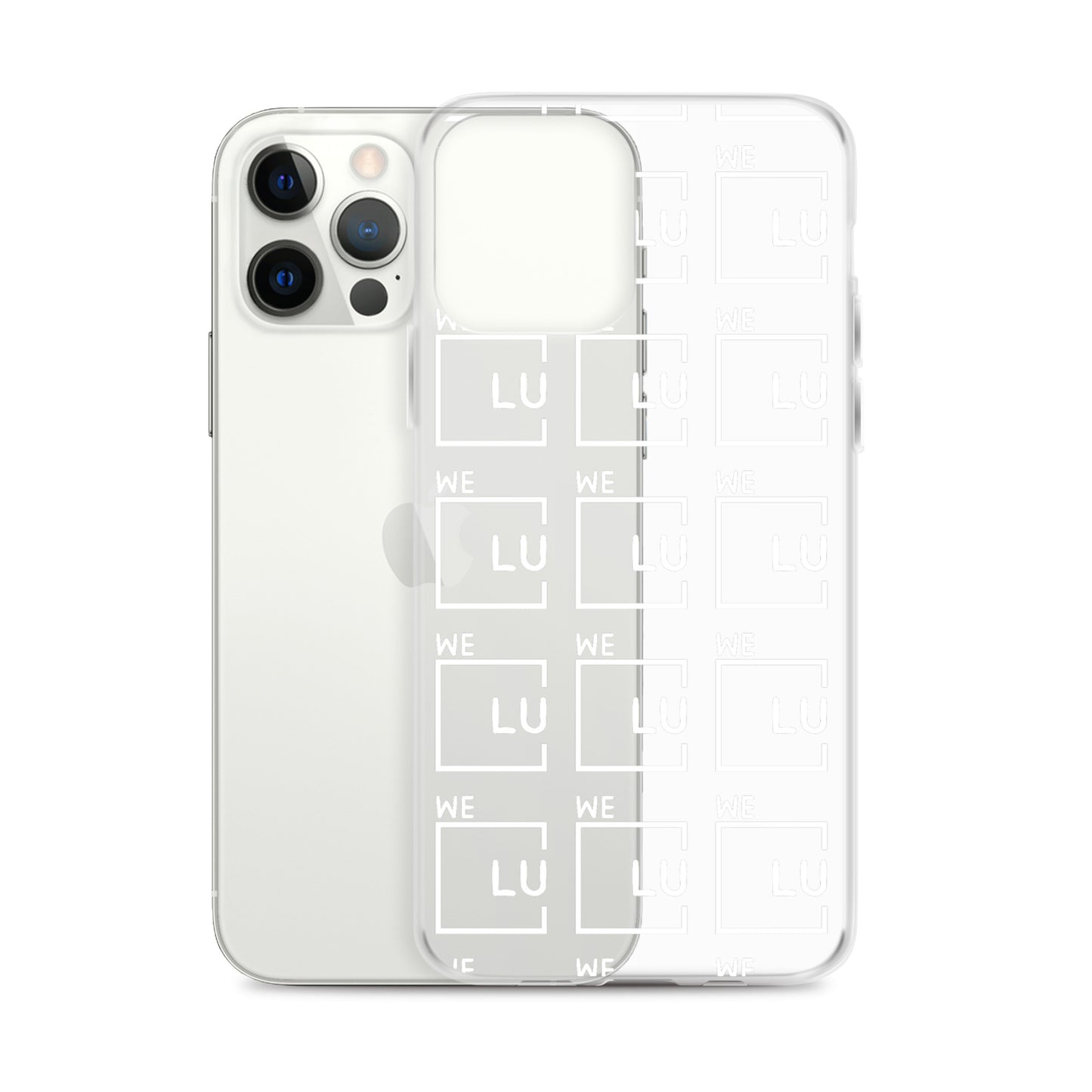 WLU Clear Case for iPhone® - White Logo