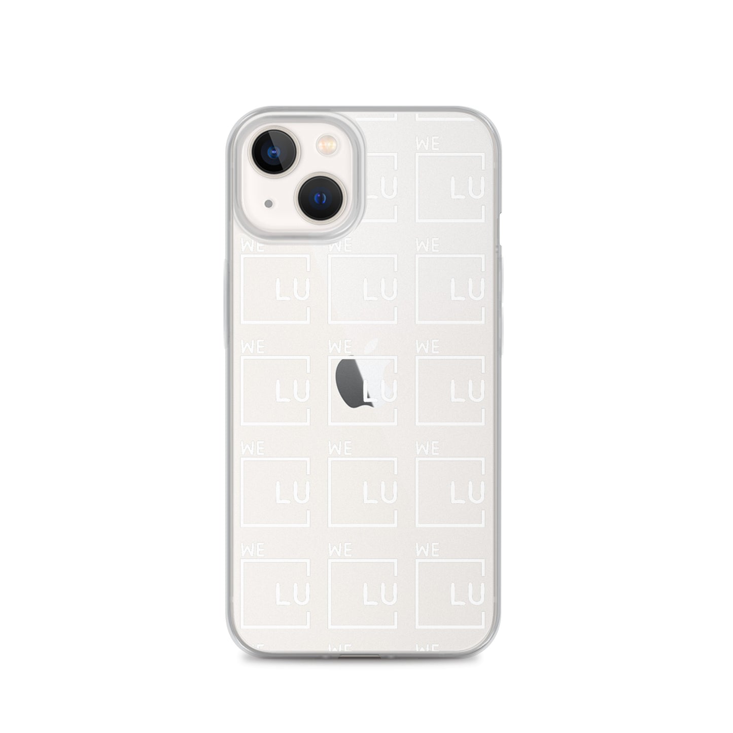 WLU Clear Case for iPhone® - White Logo