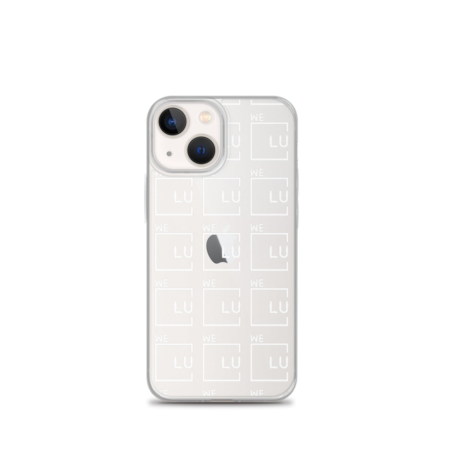 WLU Clear Case for iPhone® - White Logo