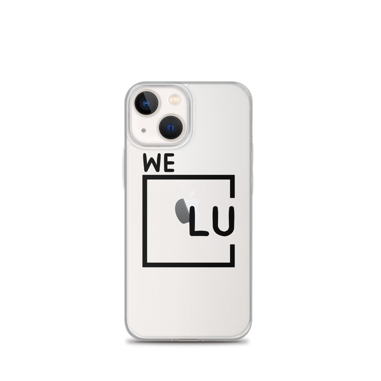 WLU Clear Case for iPhone® - Black Logo