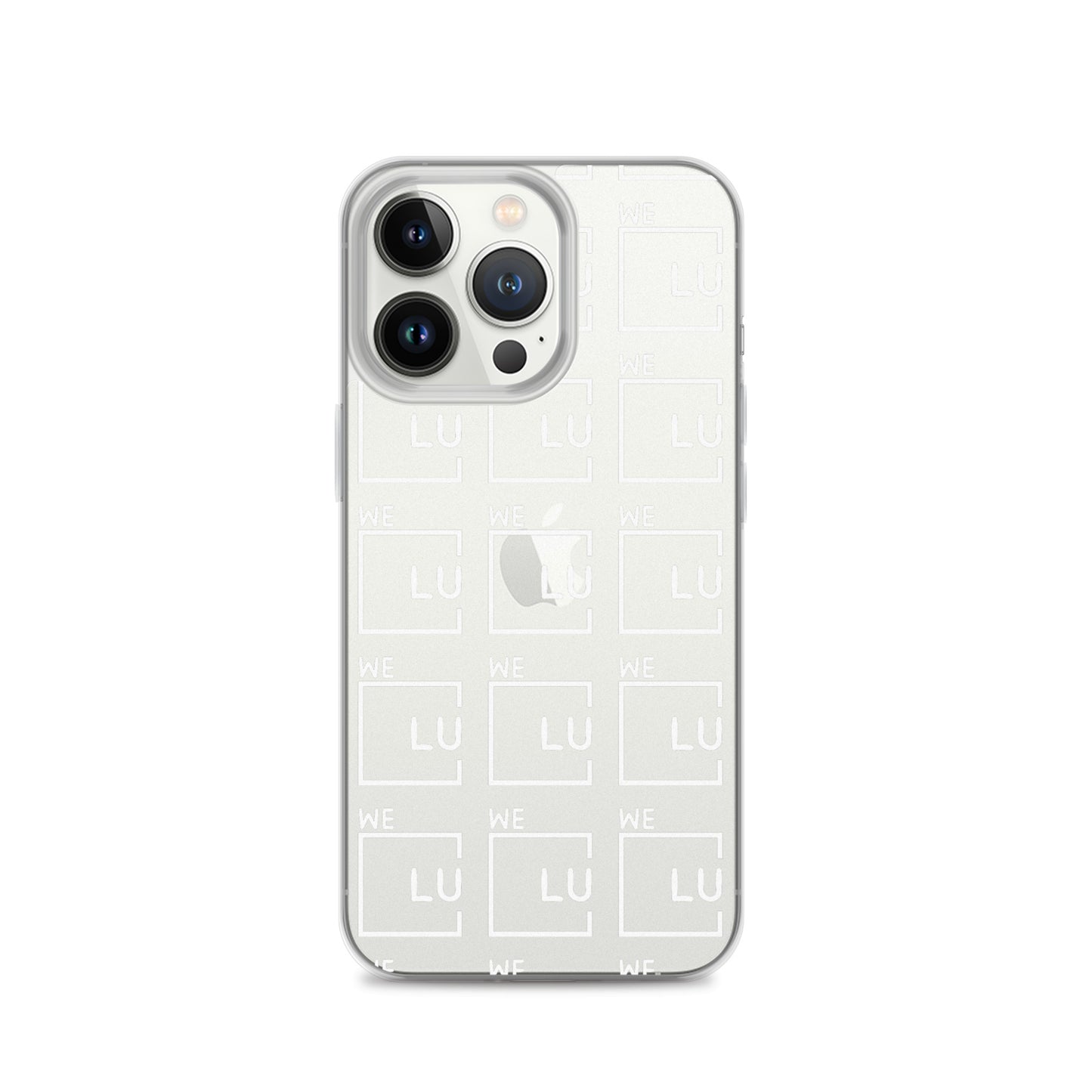 WLU Clear Case for iPhone® - White Logo