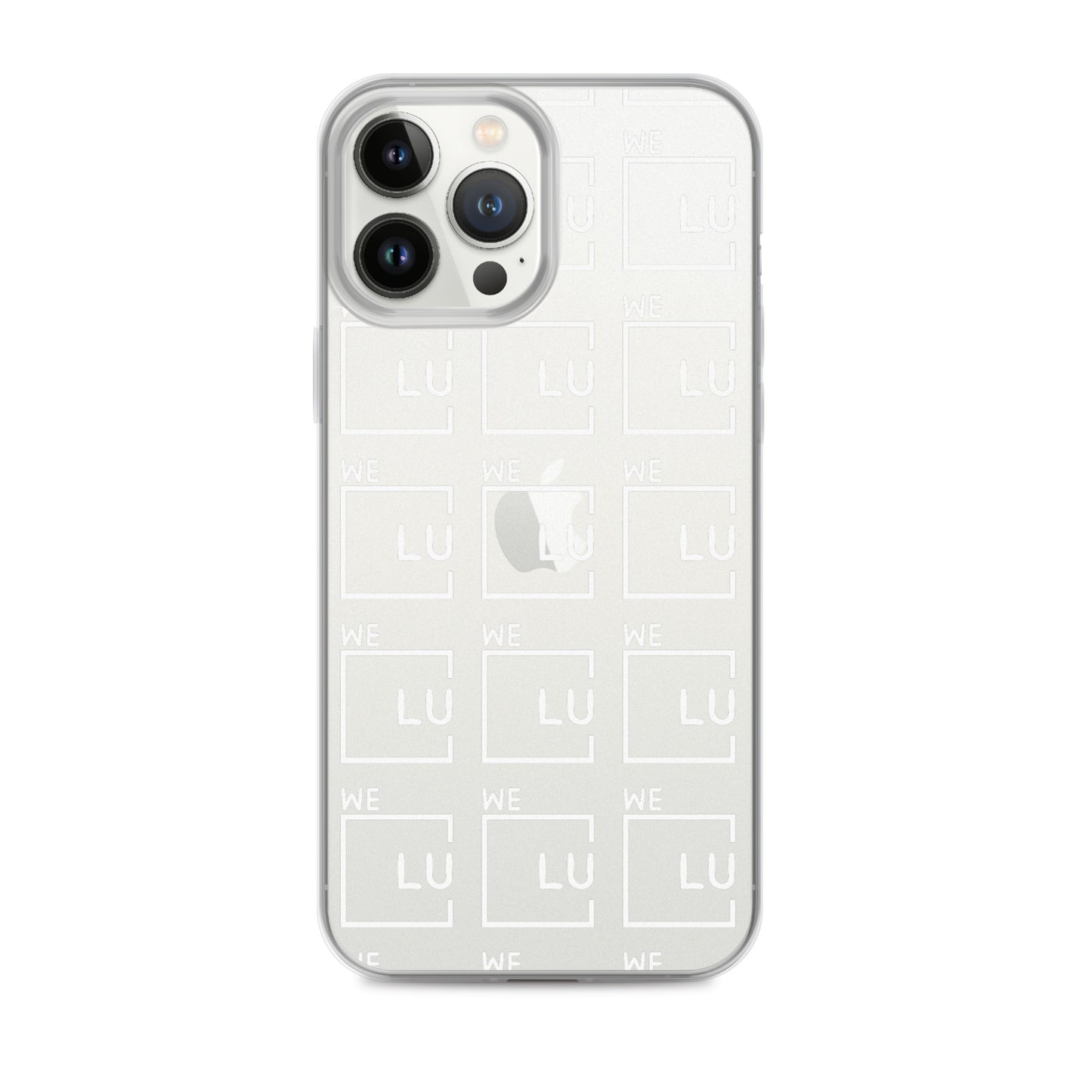 WLU Clear Case for iPhone® - White Logo