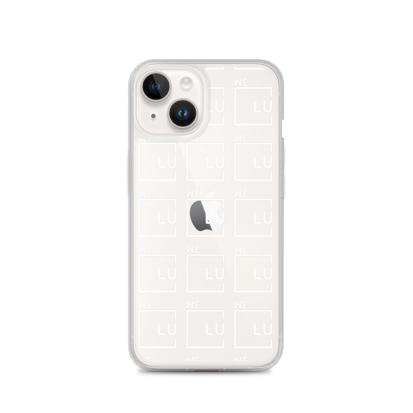 WLU Clear Case for iPhone® - White Logo