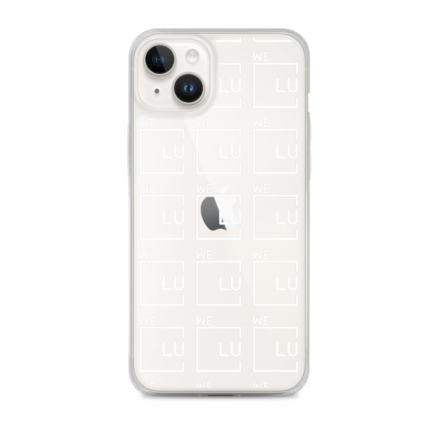 WLU Clear Case for iPhone® - White Logo