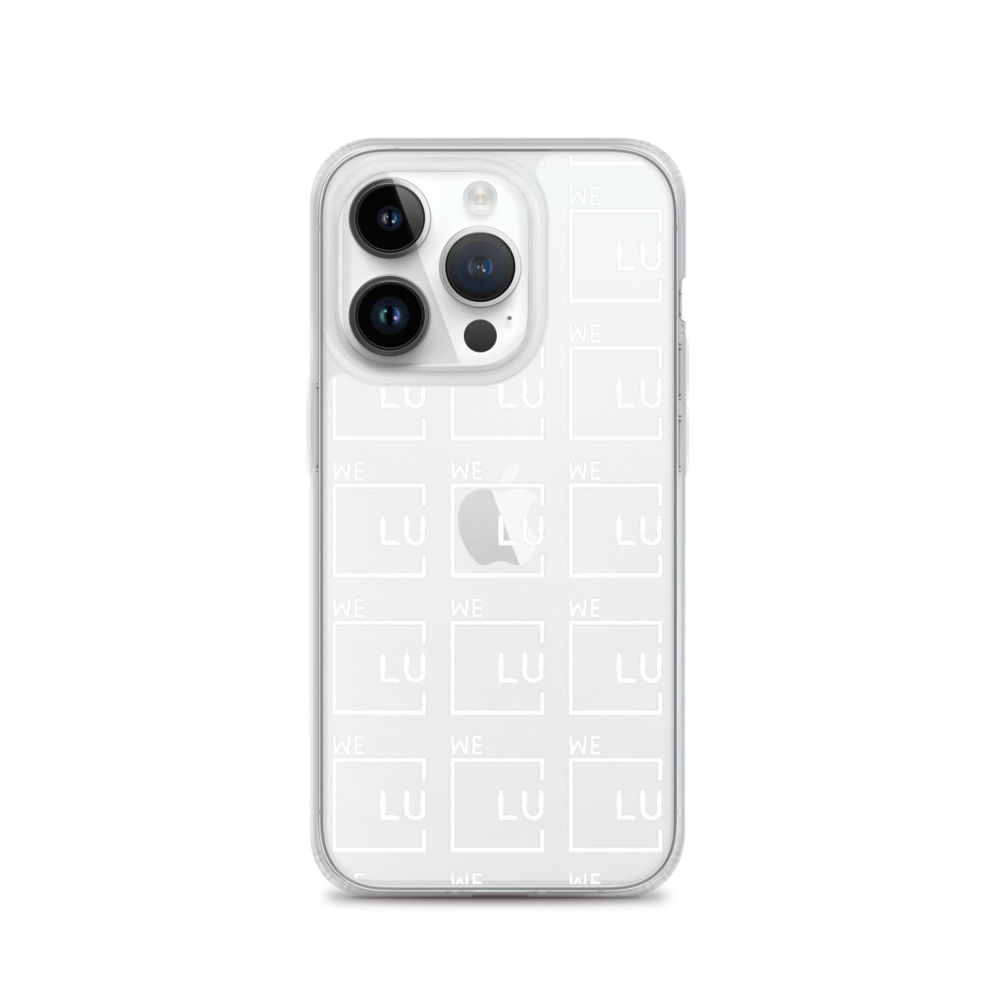 WLU Clear Case for iPhone® - White Logo