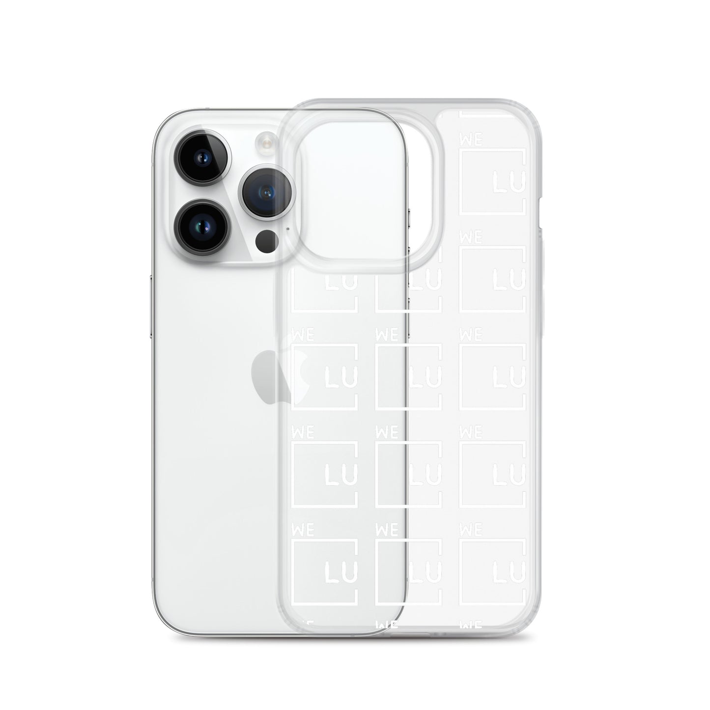 WLU Clear Case for iPhone® - White Logo