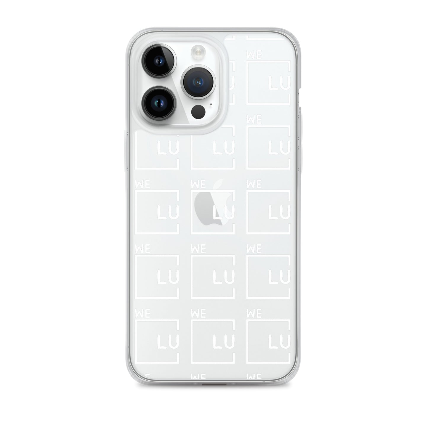 WLU Clear Case for iPhone® - White Logo