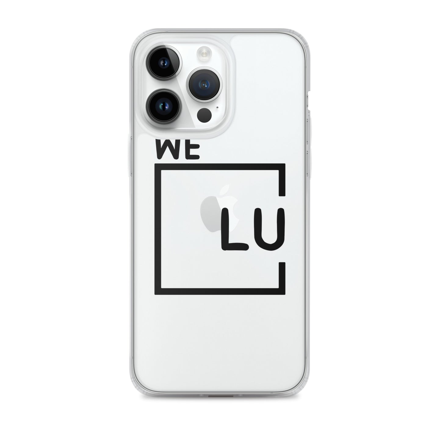 WLU Clear Case for iPhone® - Black Logo