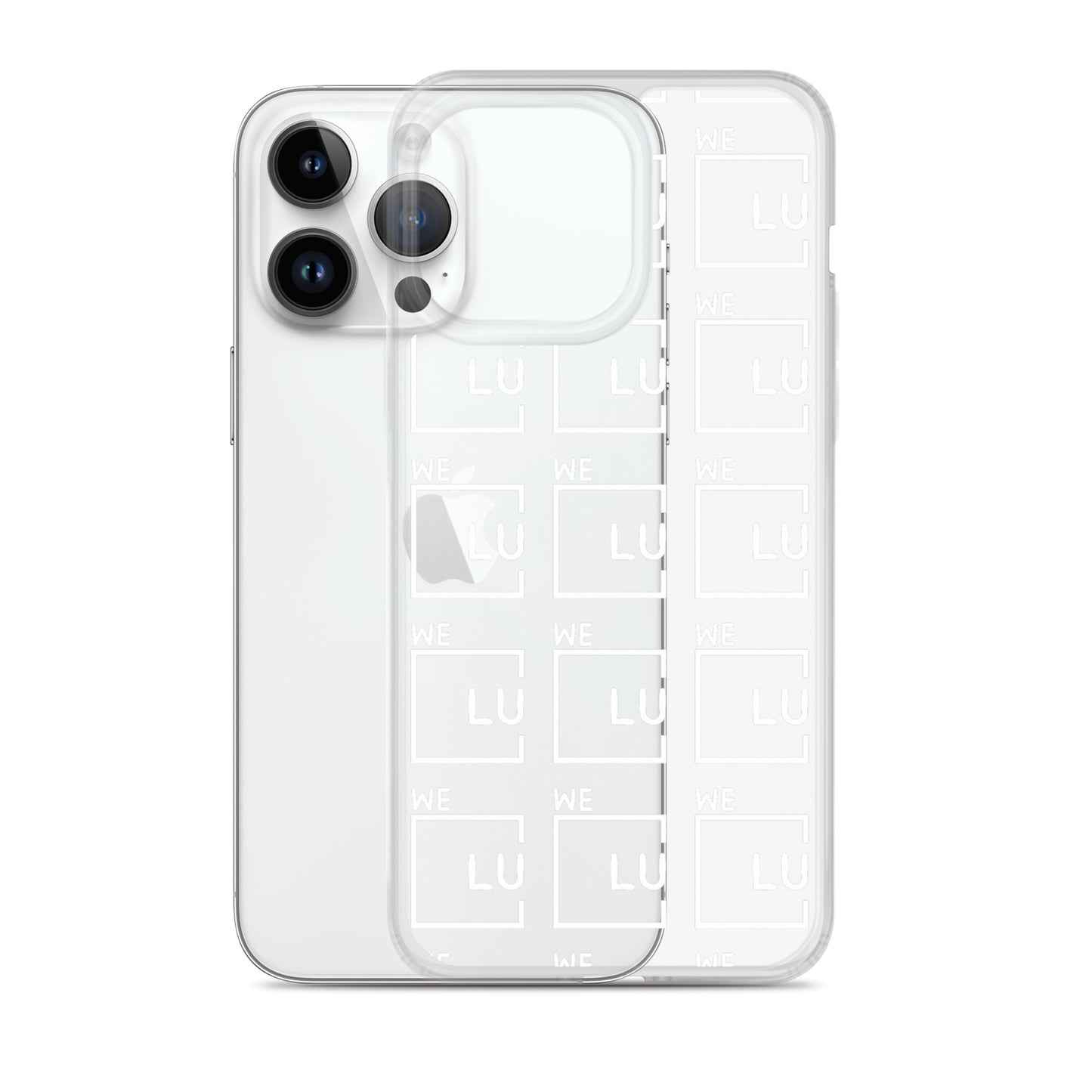 WLU Clear Case for iPhone® - White Logo