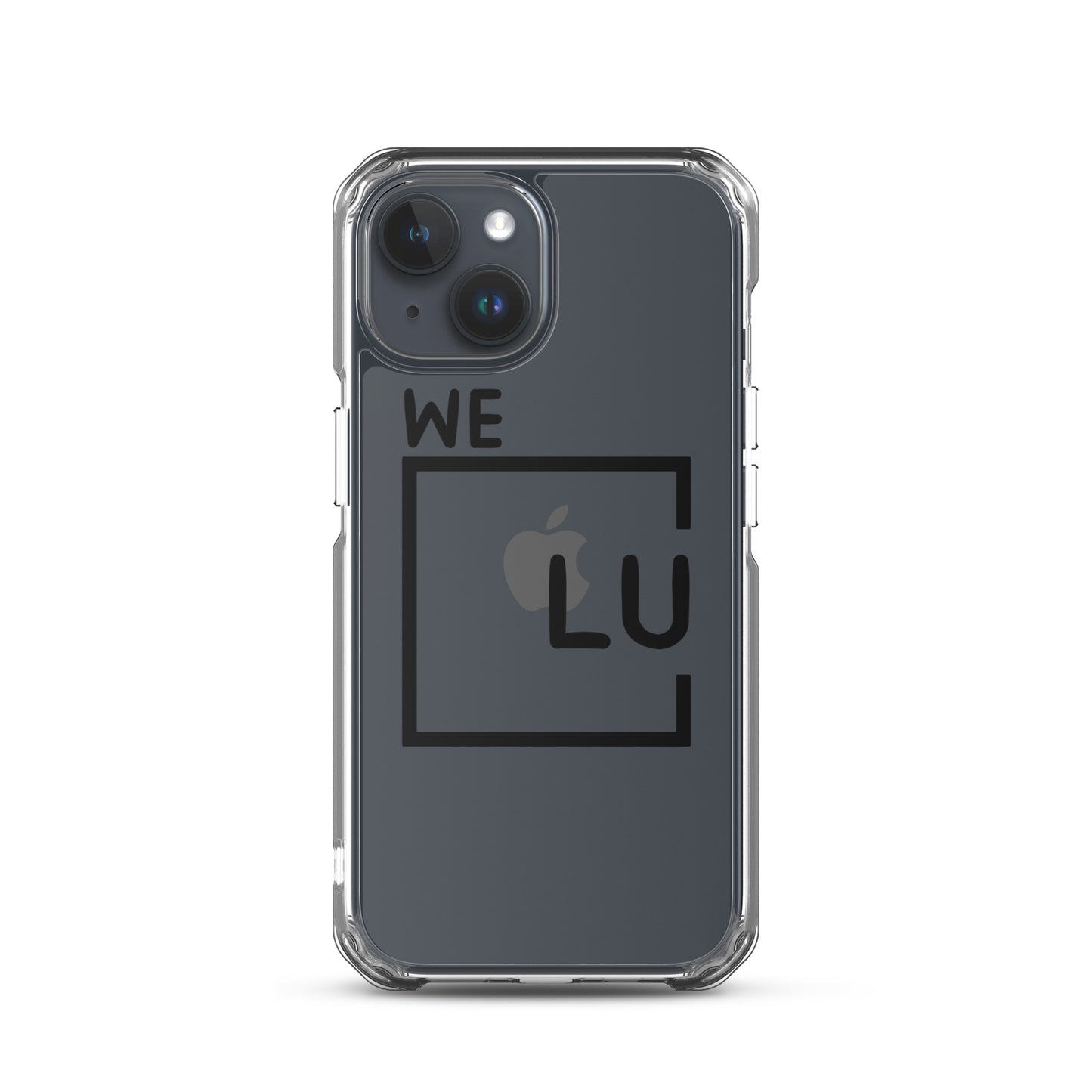 WLU Clear Case for iPhone® - Black Logo