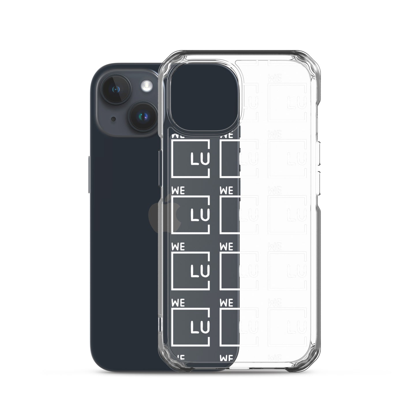 WLU Clear Case for iPhone® - White Logo