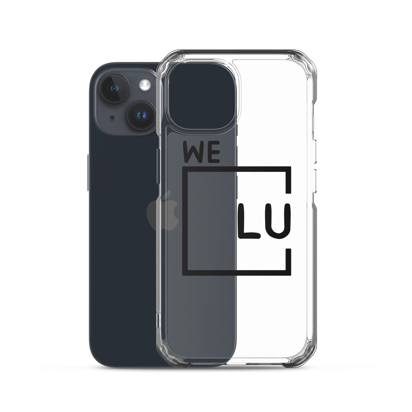 WLU Clear Case for iPhone® - Black Logo