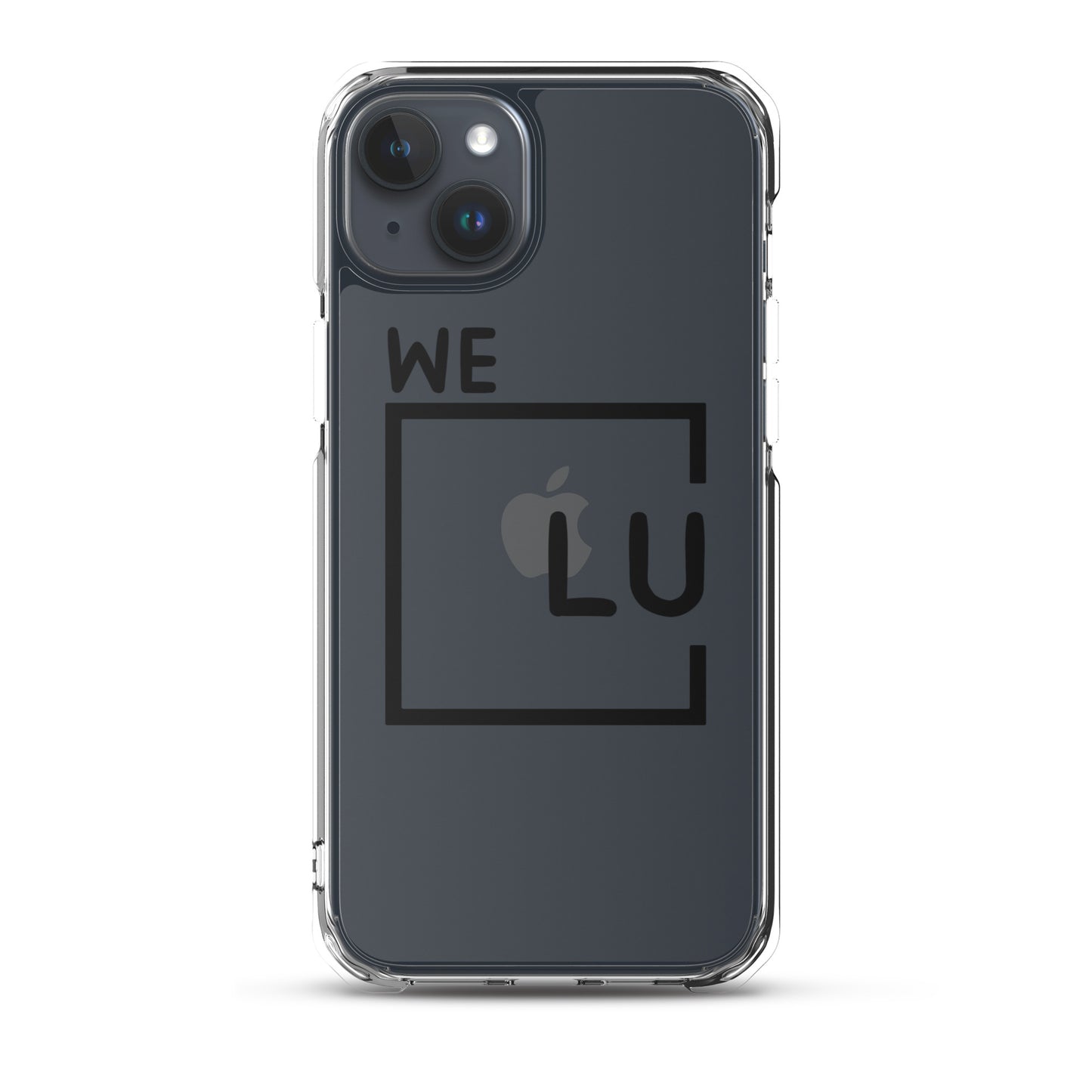 WLU Clear Case for iPhone® - Black Logo