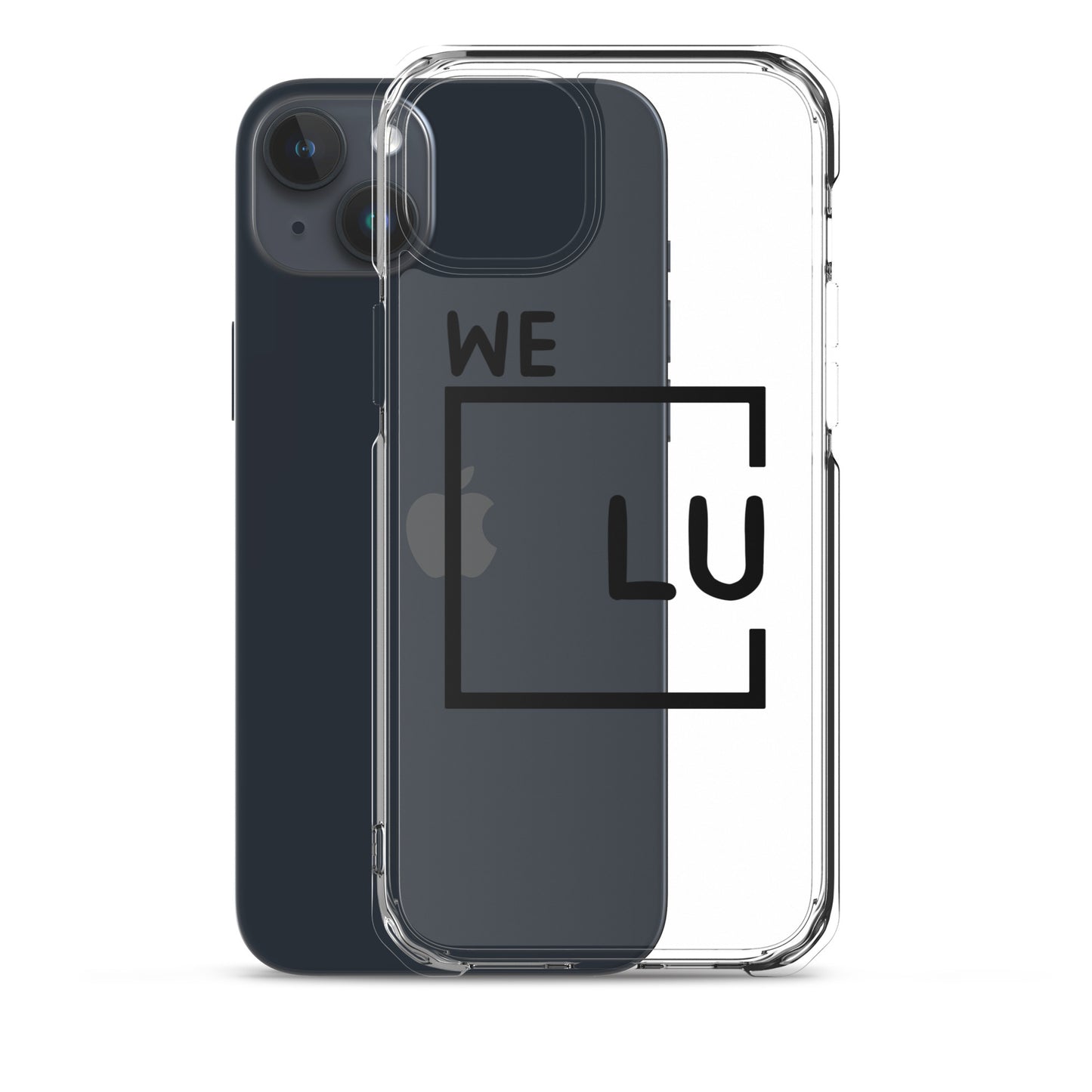 WLU Clear Case for iPhone® - Black Logo