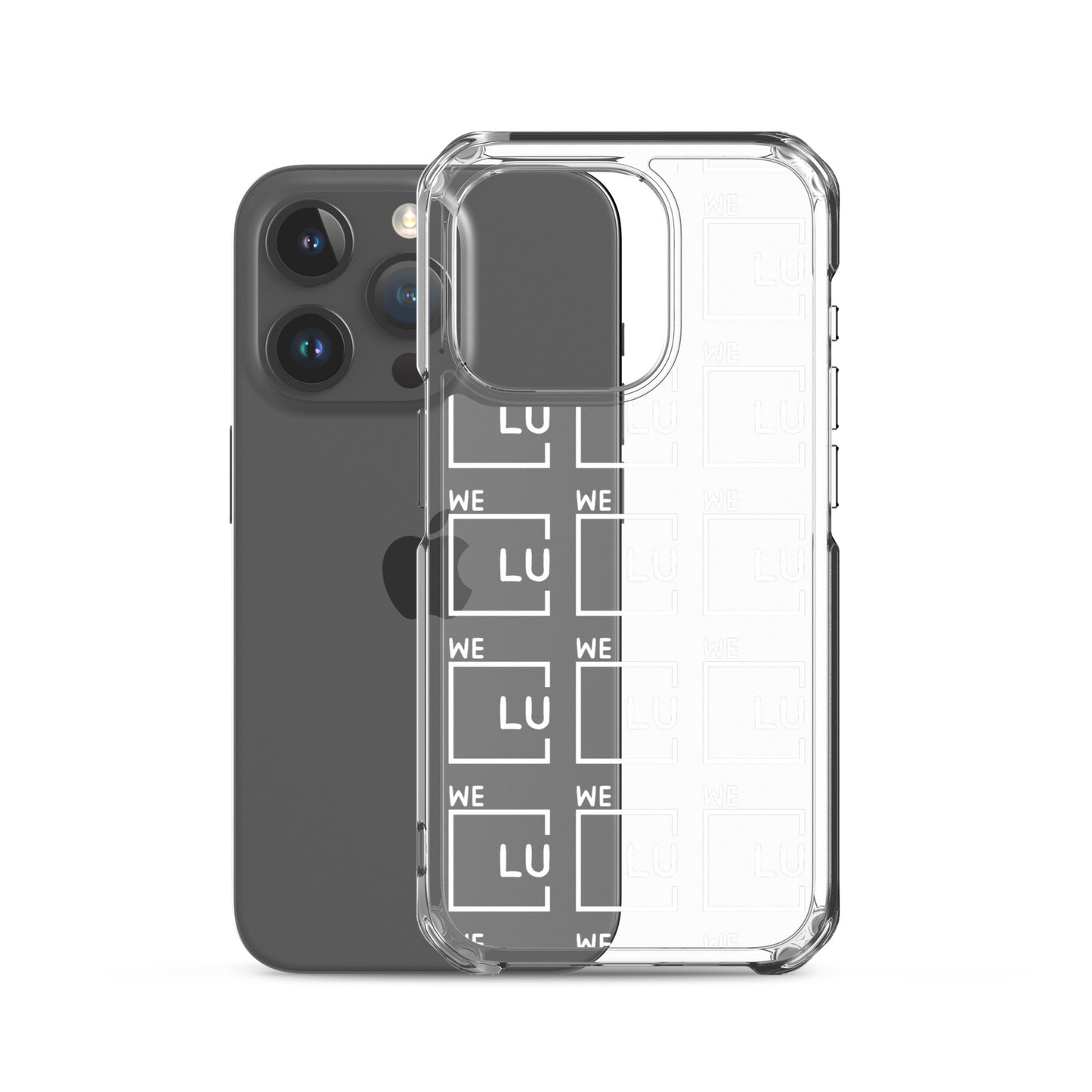 WLU Clear Case for iPhone® - White Logo