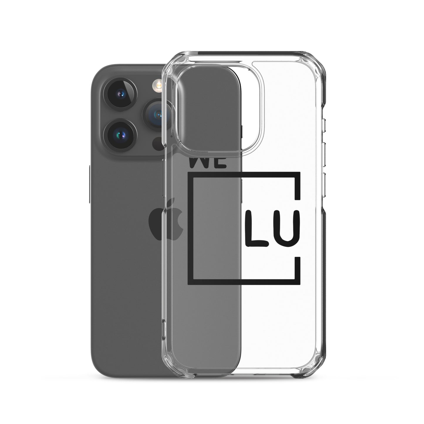 WLU Clear Case for iPhone® - Black Logo