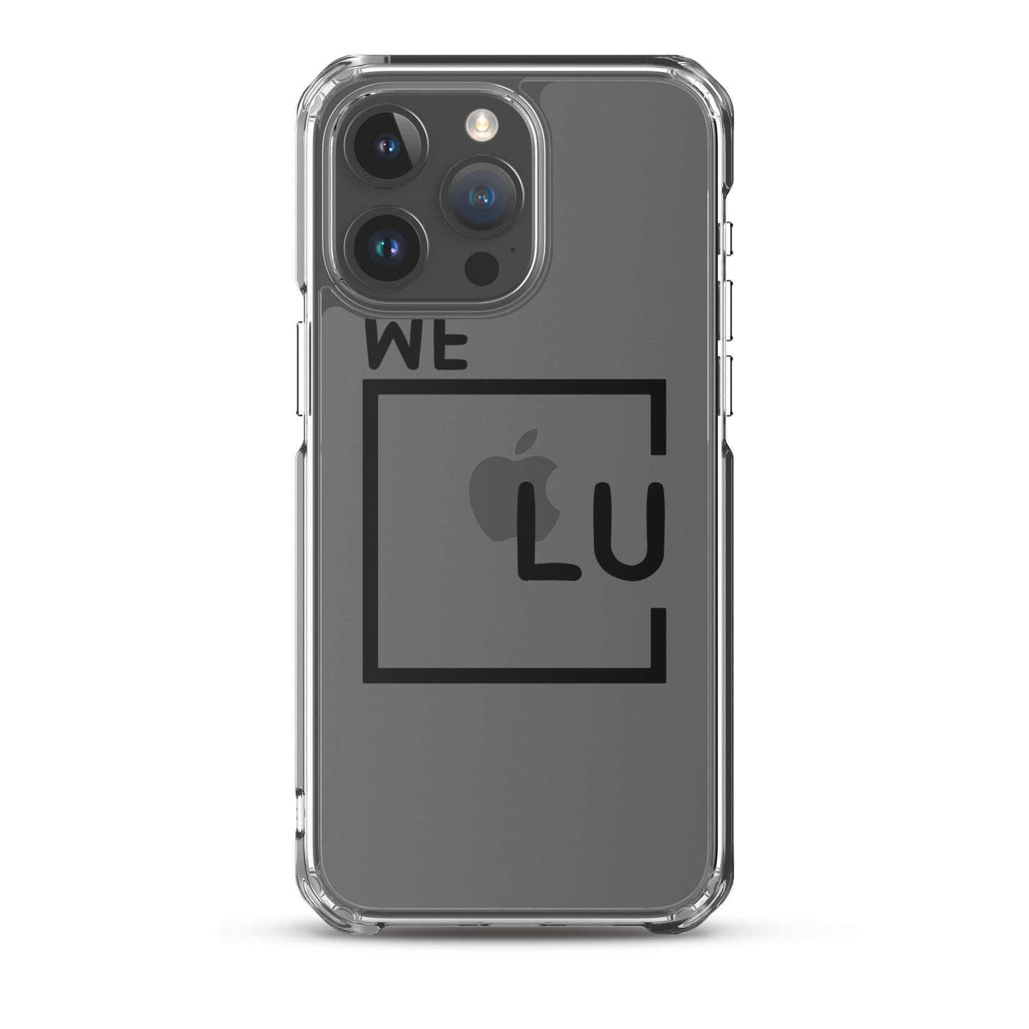 WLU Clear Case for iPhone® - Black Logo