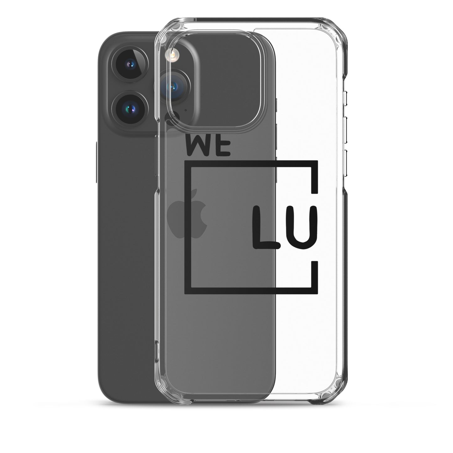 WLU Clear Case for iPhone® - Black Logo