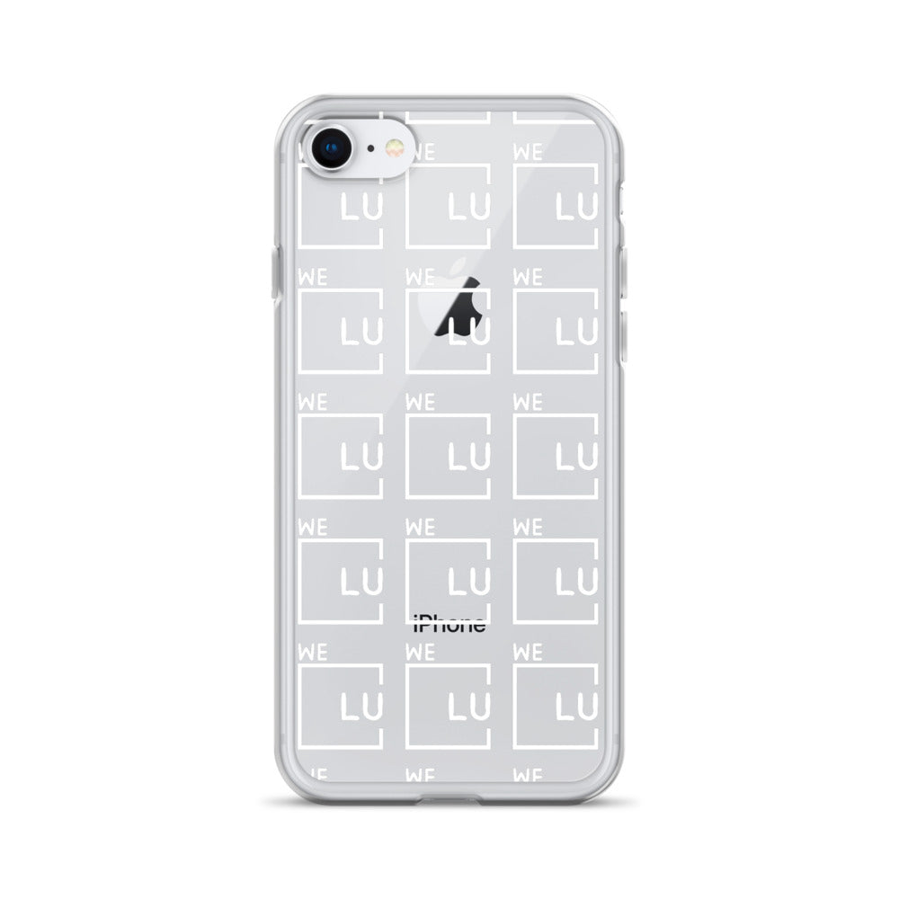 WLU Clear Case for iPhone® - White Logo