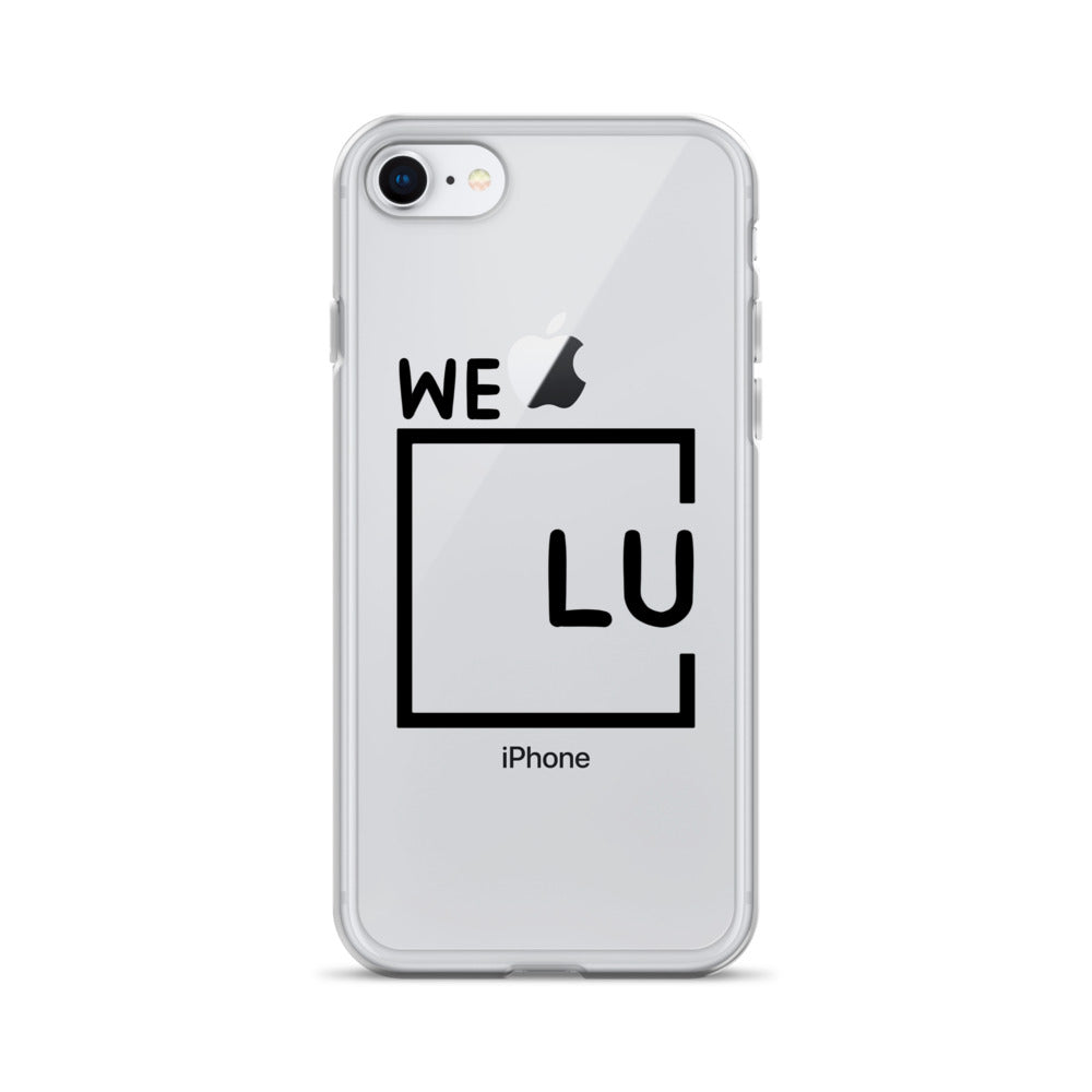 WLU Clear Case for iPhone® - Black Logo