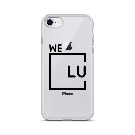 WLU Clear Case for iPhone® - Black Logo