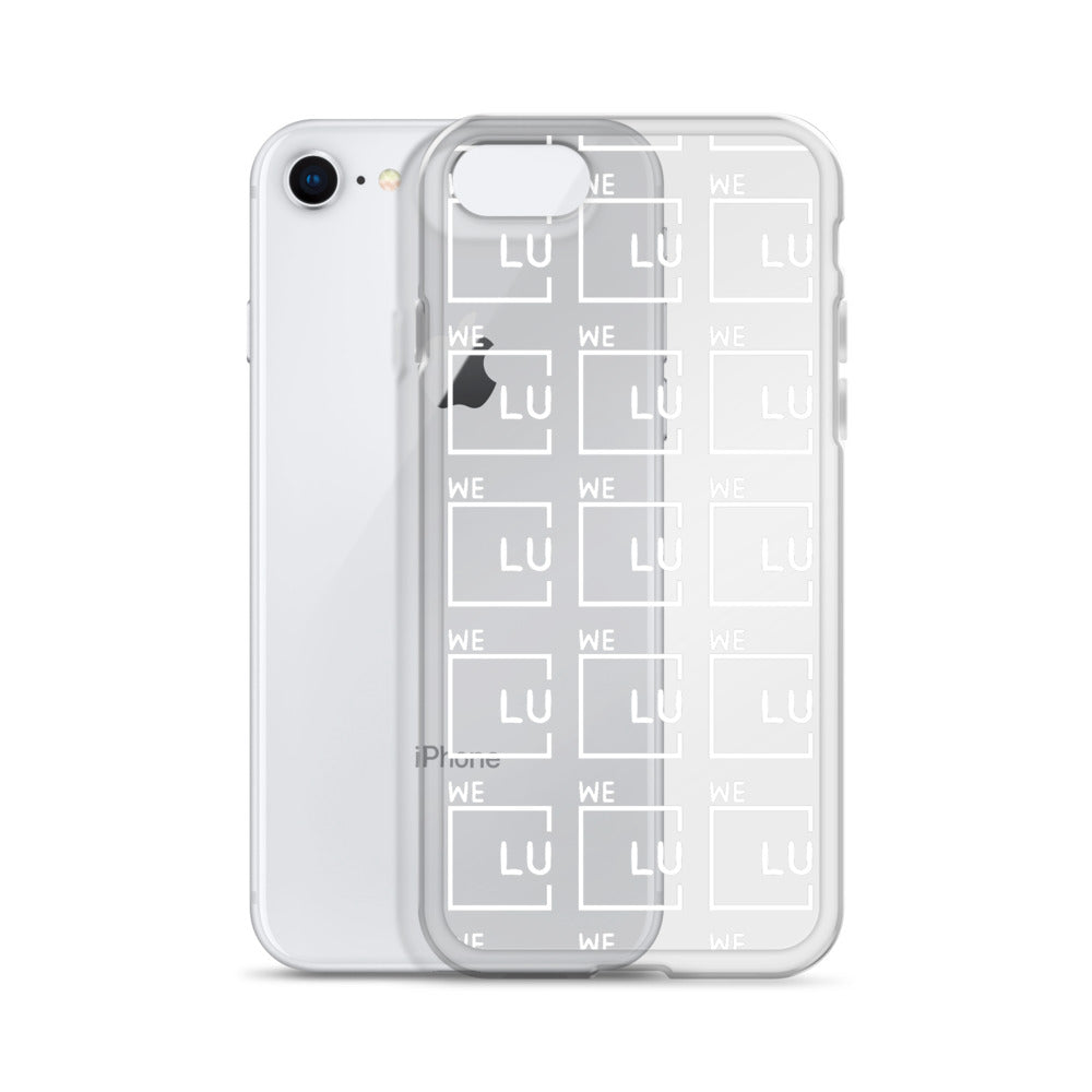 WLU Clear Case for iPhone® - White Logo