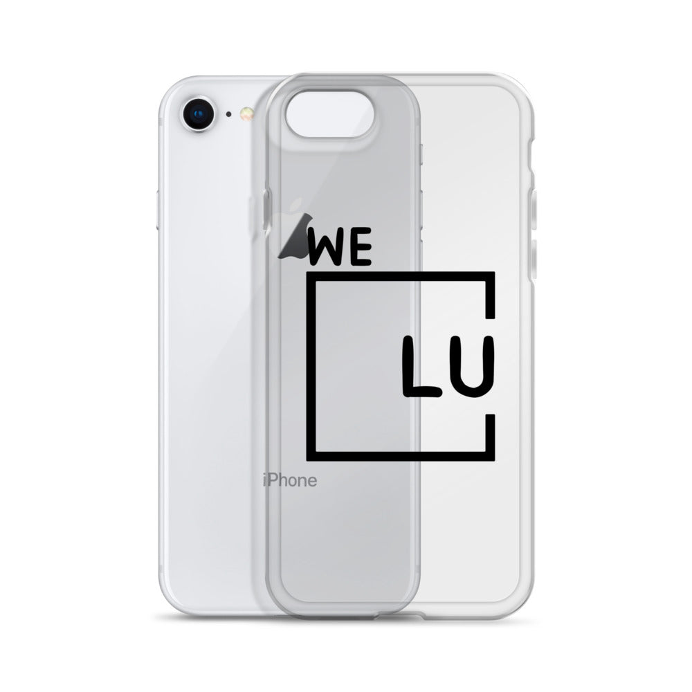 WLU Clear Case for iPhone® - Black Logo