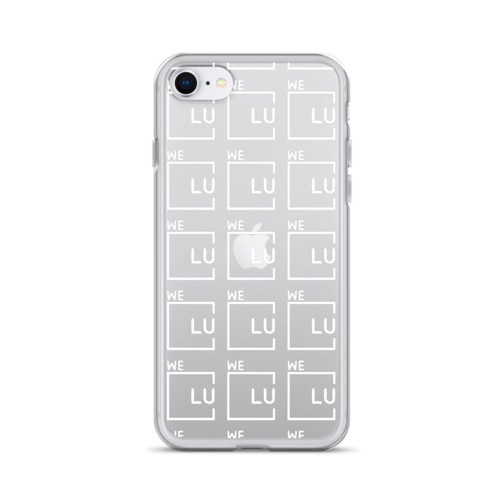 WLU Clear Case for iPhone® - White Logo