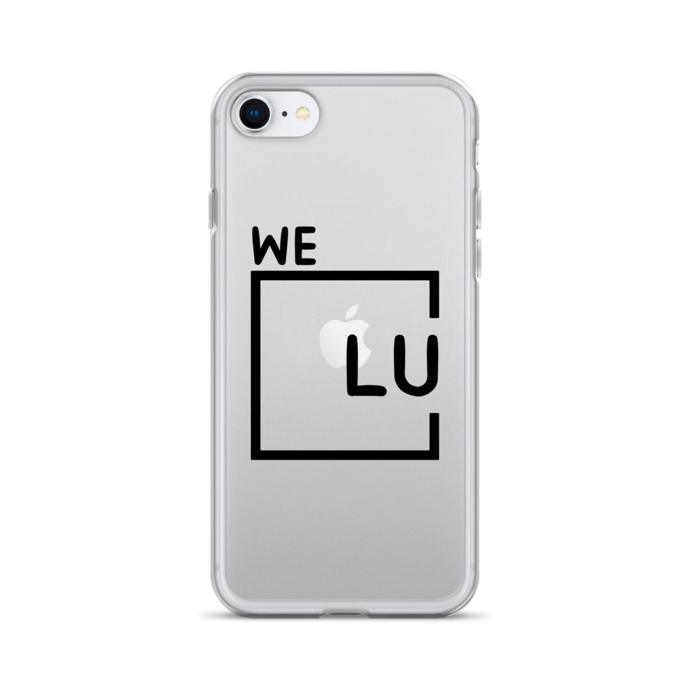 WLU Clear Case for iPhone® - Black Logo