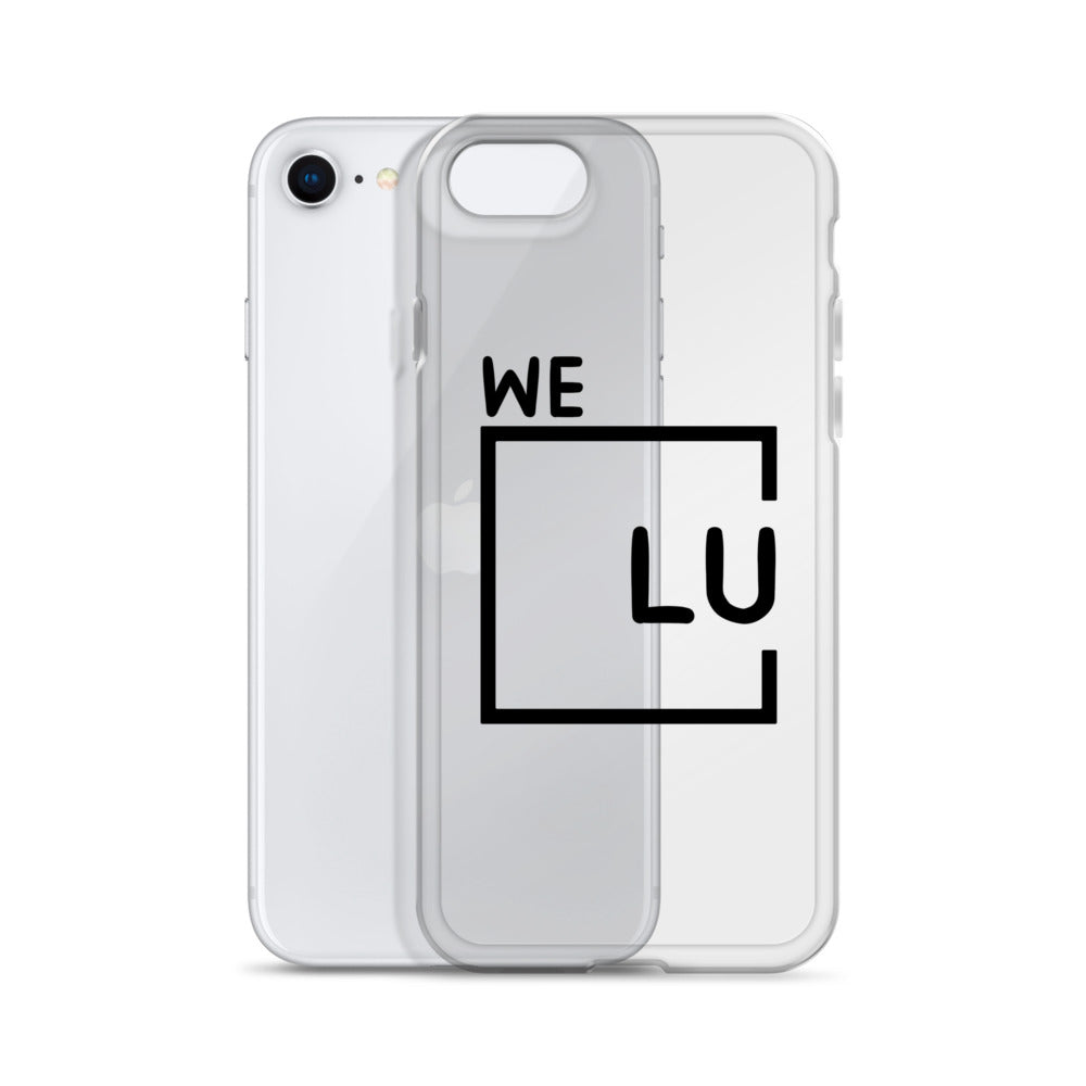 WLU Clear Case for iPhone® - Black Logo