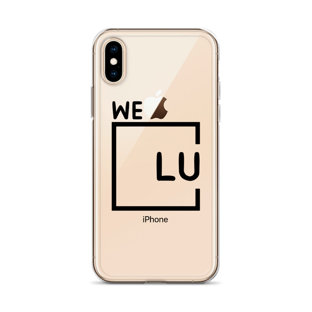 WLU Clear Case for iPhone® - Black Logo