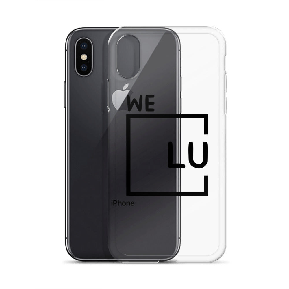 WLU Clear Case for iPhone® - Black Logo