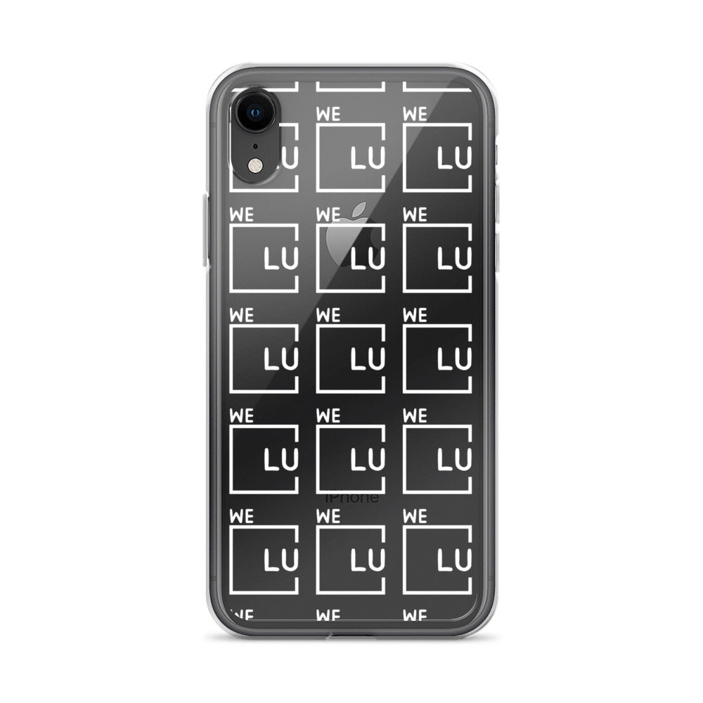 WLU Clear Case for iPhone® - White Logo