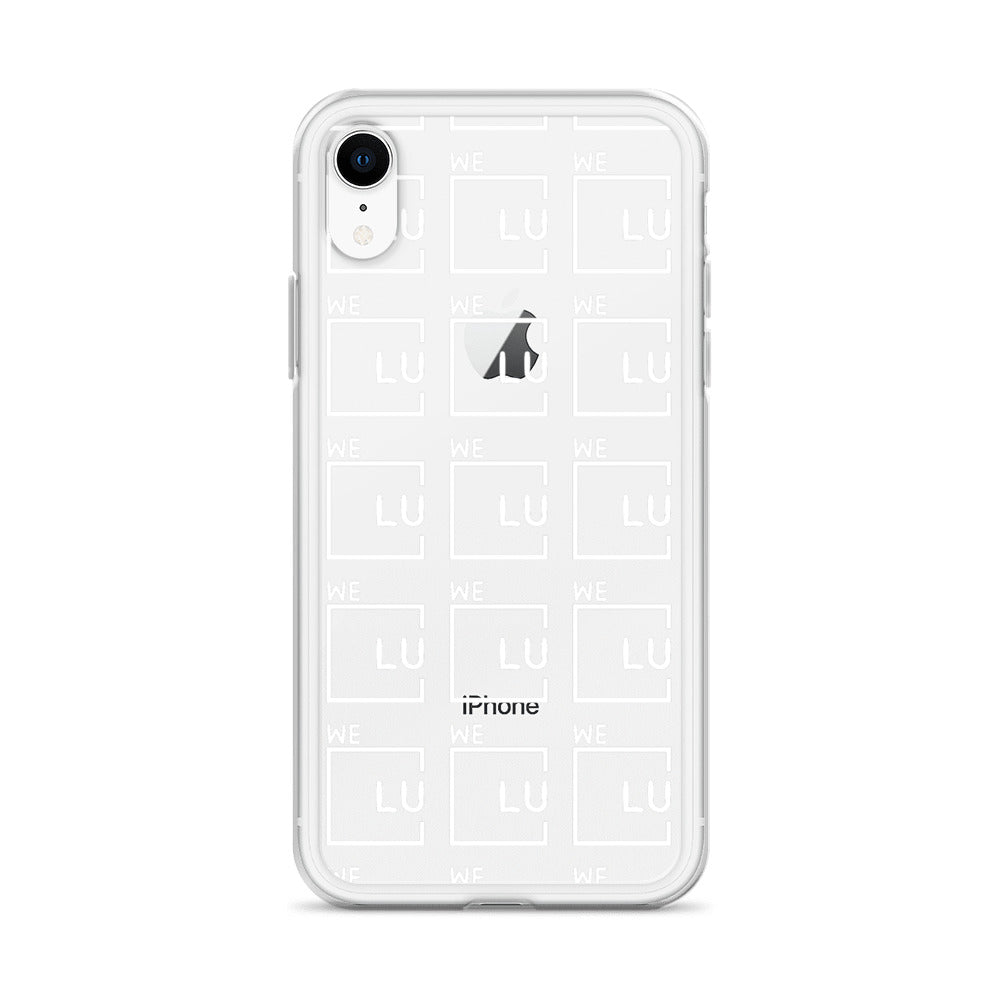 WLU Clear Case for iPhone® - White Logo