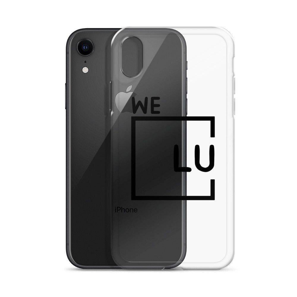 WLU Clear Case for iPhone® - Black Logo