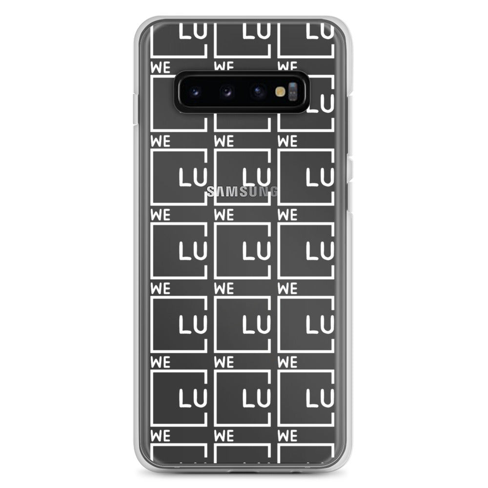 WLU Clear Case for Samsung® - White Logo