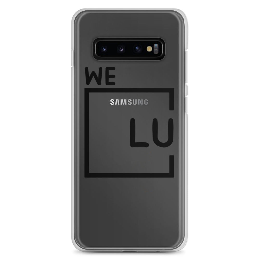 WLU Clear Case for Samsung® - Black Logo