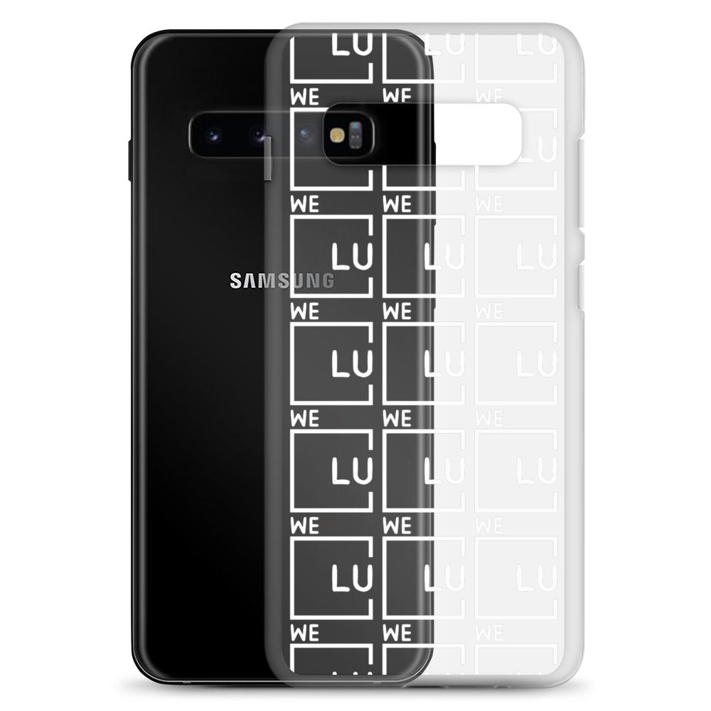 WLU Clear Case for Samsung® - White Logo