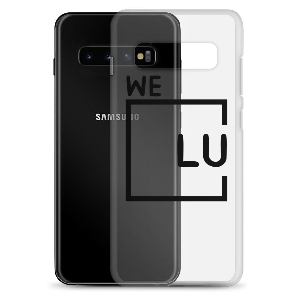 WLU Clear Case for Samsung® - Black Logo