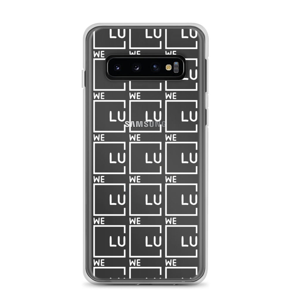 WLU Clear Case for Samsung® - White Logo